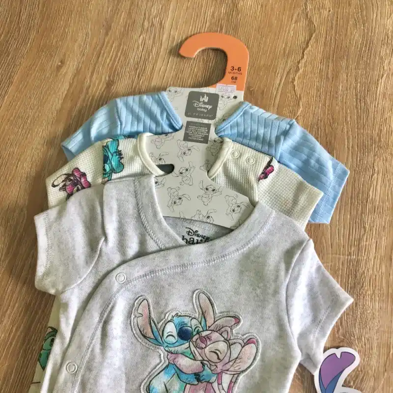 Pack de 3 bodys con Stitch 