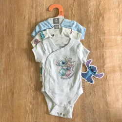 Pack de 3 bodys con Stitch 