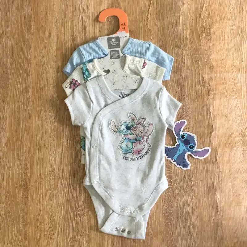 Pack de 3 bodys con Stitch 