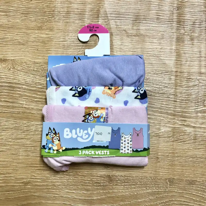 Pack de 3 camisetas de Bluey