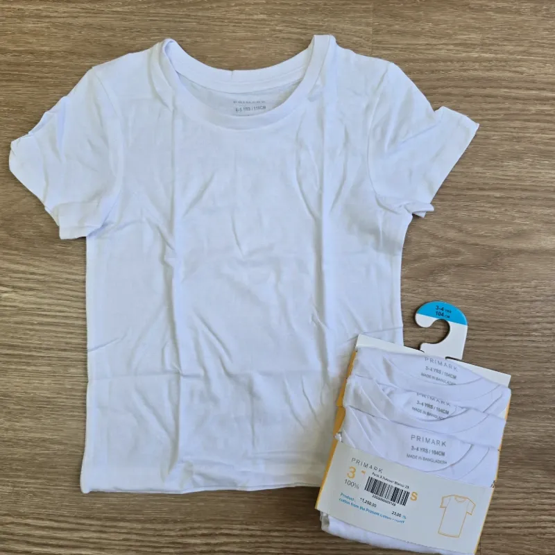 Pack de 3 Pulover blancos de algodón