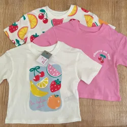 Pack de 3 pulóvers con frutas