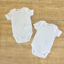 Pack de 3 bodies color blanco 
