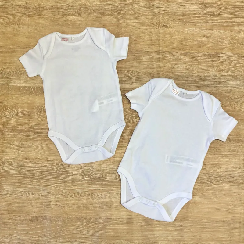 Pack de 3 bodies color blanco 