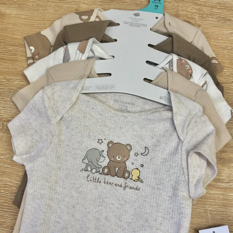 Pack de 5 bodies con ositos 