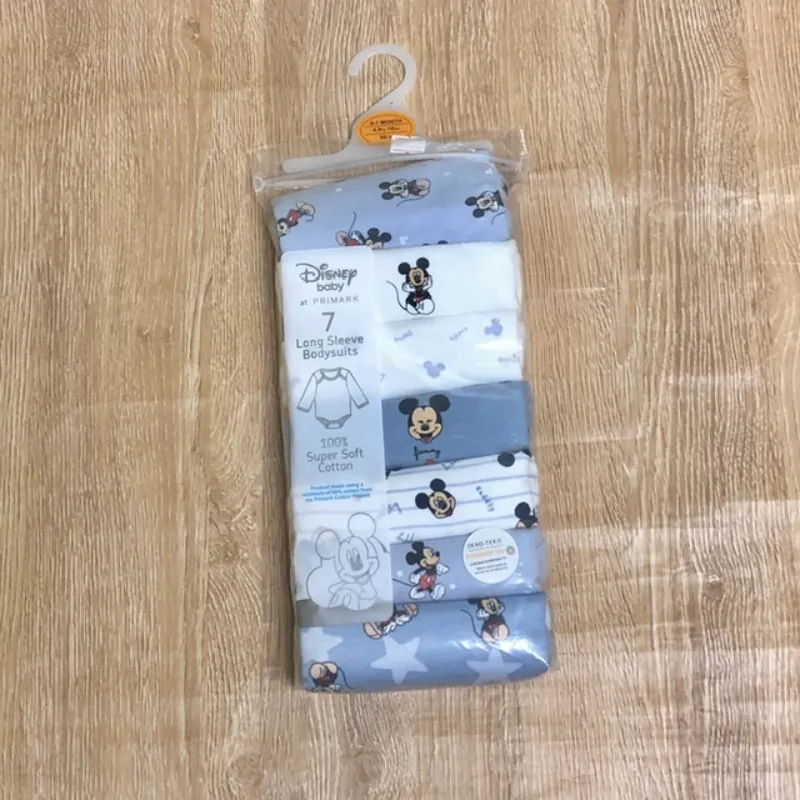 Pack de 7 bodys con Mickey Mouse 