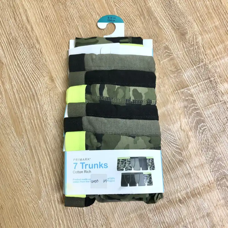 Pack de 7 calzoncillos de camuflaje