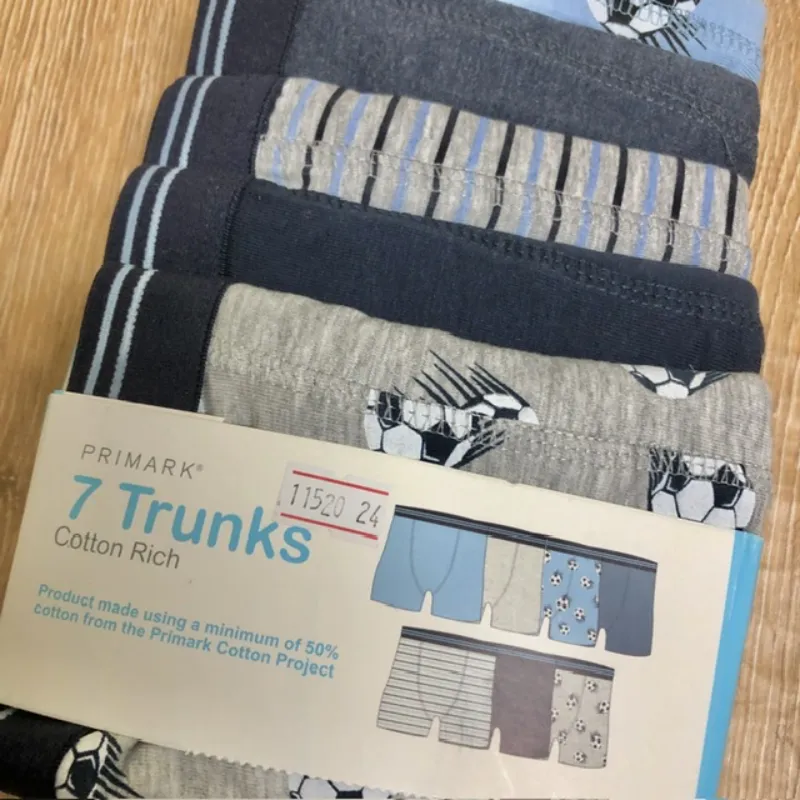 Pack de 7 calzoncillos largos color azul 