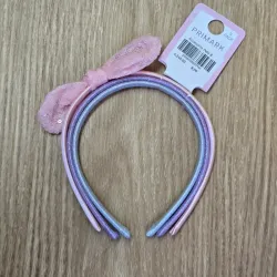 Pack de Cintillos Con Lazo rosado