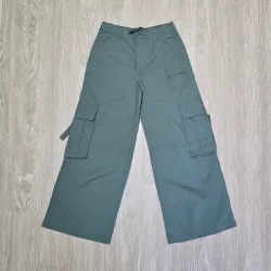 Pantalon color verde Olivo Cuatro Puertas con lazo