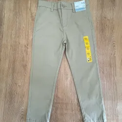 Pantalón color beige de vestir elástizado 