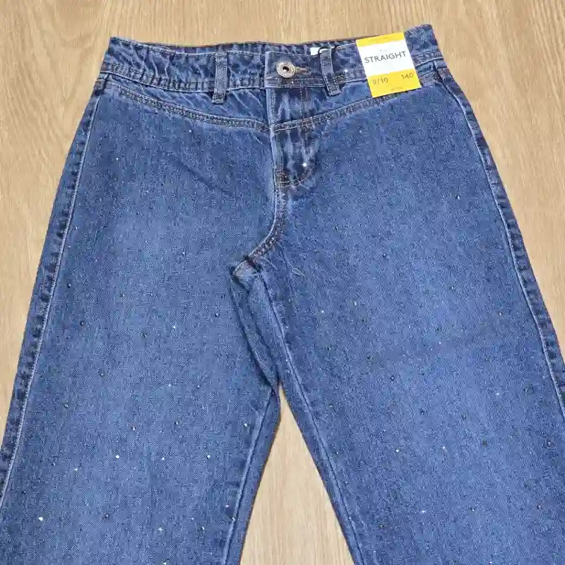 Pantalon De mezclilla Con Brillos