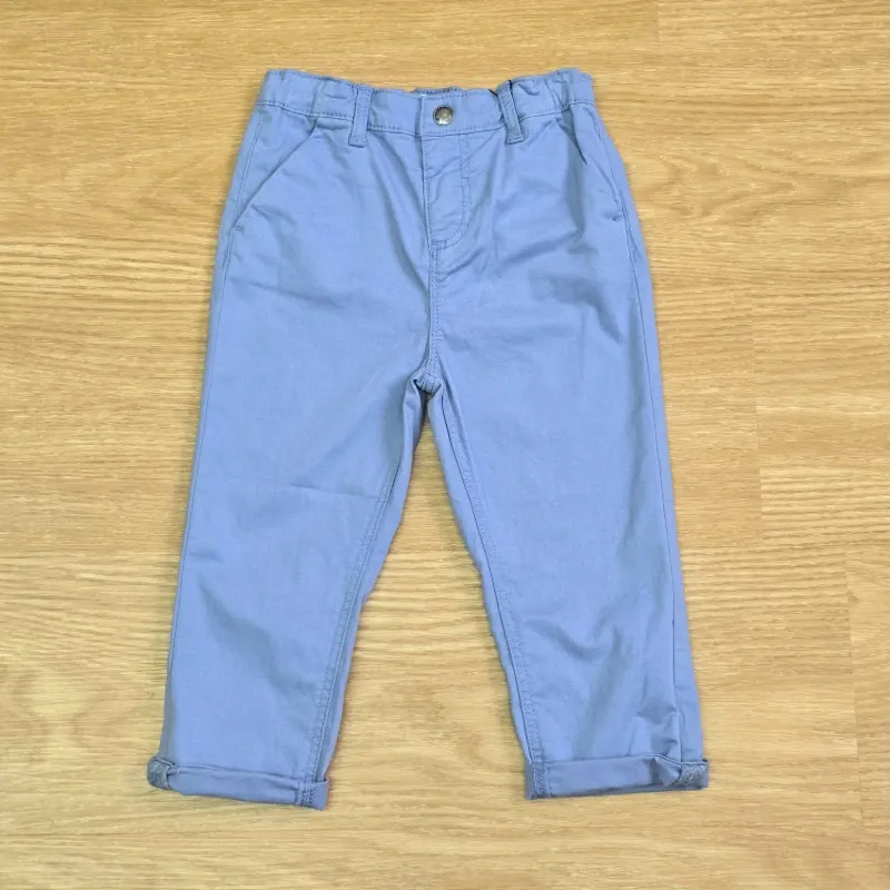 Pantalon elegante azul claro