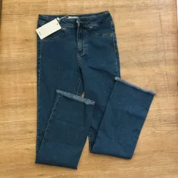 Pantalón Mango de mezclilla oscura 