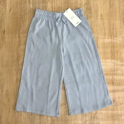 Pantaloneta Mango color azul 