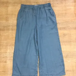 Pantaloneta Mango color azul