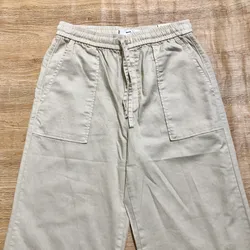 Pantaloneta Mango color beige 