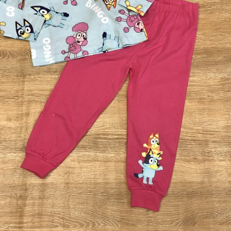 Pijama de Bluey y amigos color azul