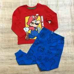 Pijama de Super Mario color rojo