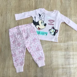 Pijama de Minnie Mouse color rosado