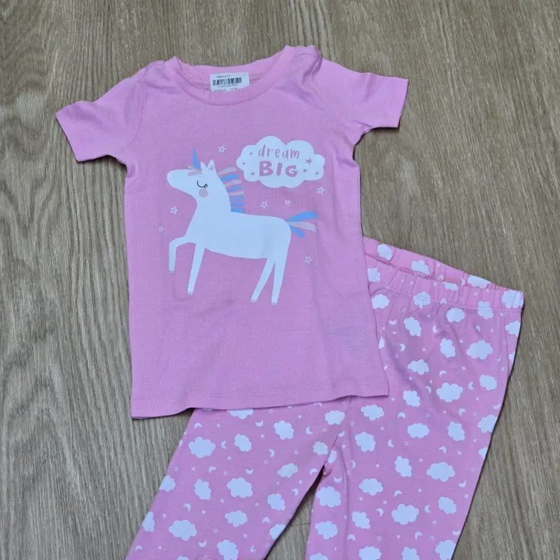 Pijama Rosado con Unicornios Dream Big