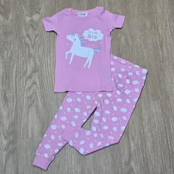 Pijama Rosado con Unicornios Dream Big
