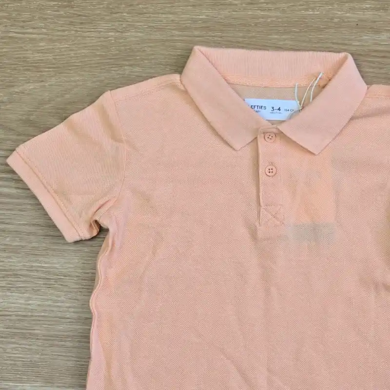 Polo color Salmón básico