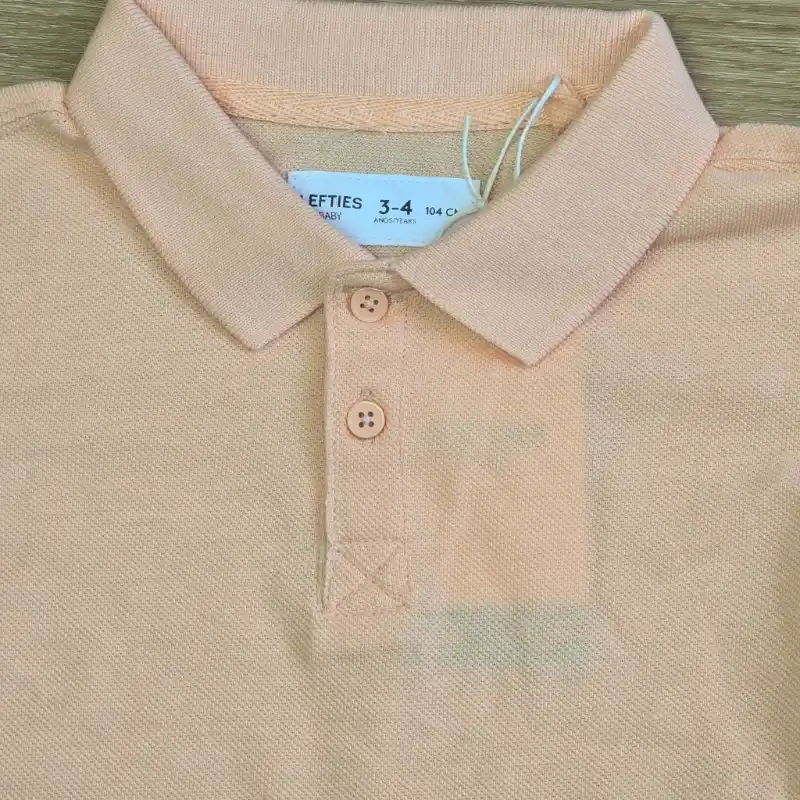 Polo color Salmón básico