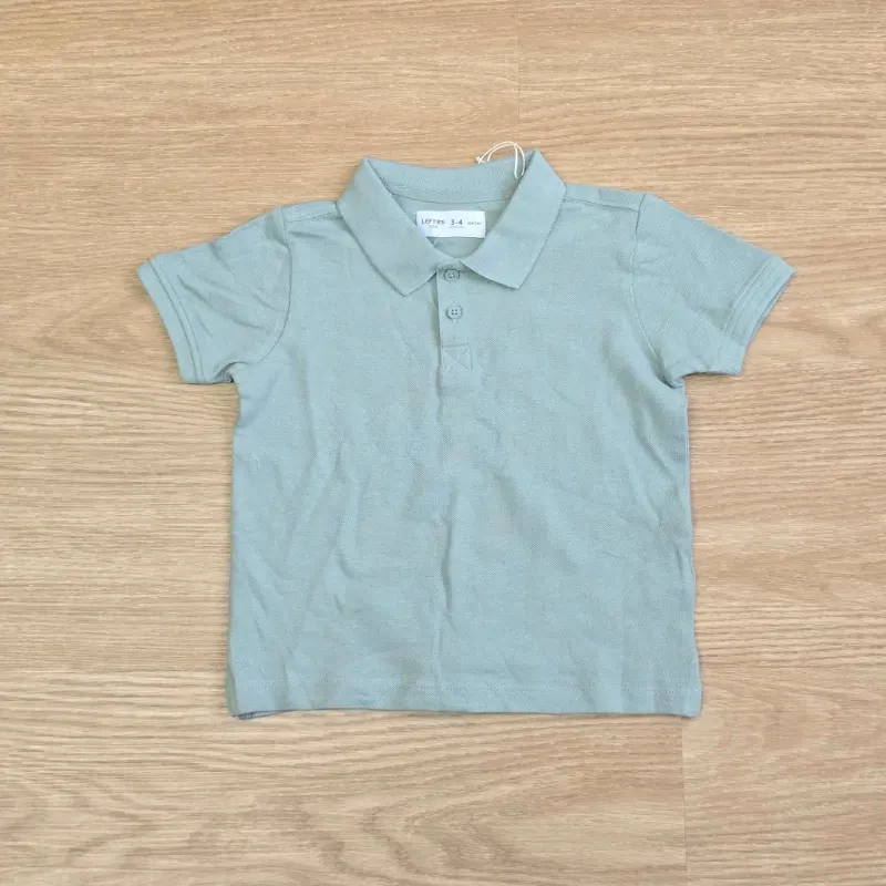 Polo color verde básico