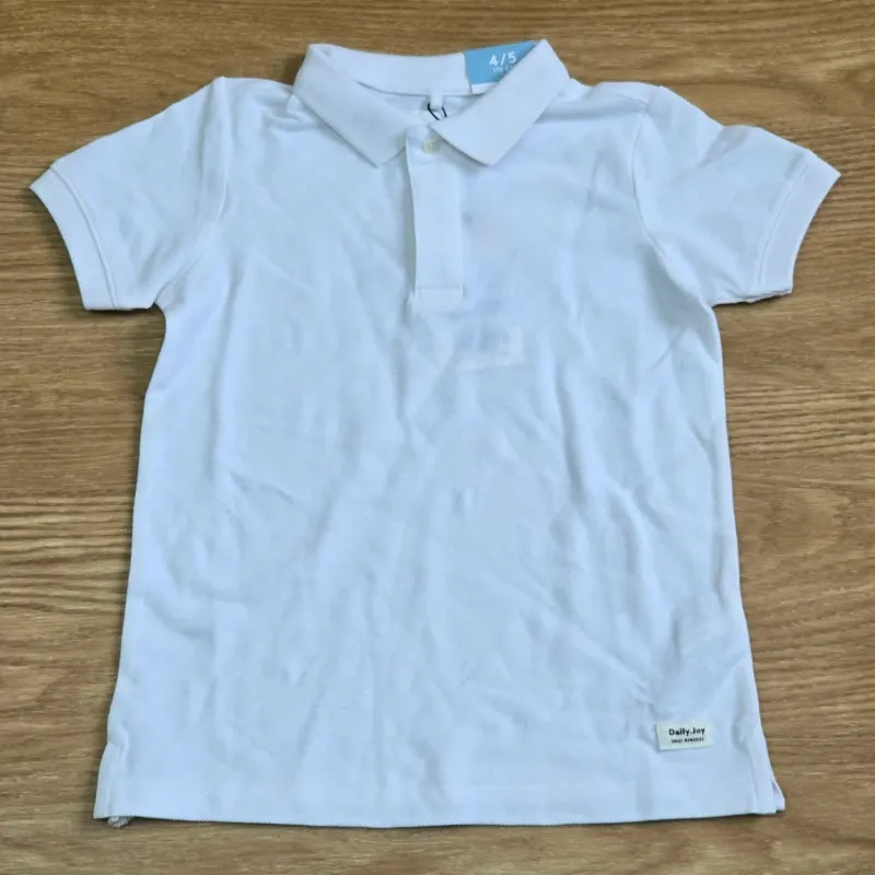 Polo Niño blanco
