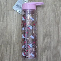 Pomo Rosado de Hello Kitty con corazones