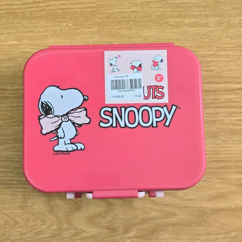 Pozuelo de Snoopy color rosa viejo
