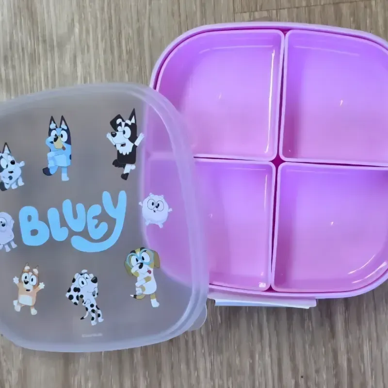 Pozuelo rosado de Bluey y sus amigos