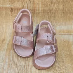 Prácticas Engomadas rosa de brillos