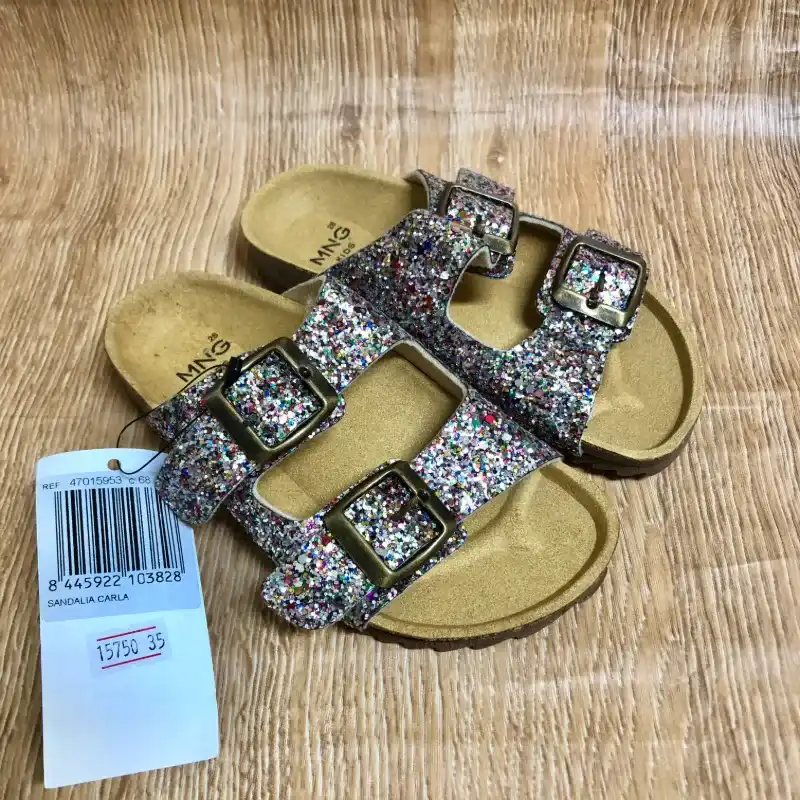 Prácticas Mango con brillos de colores