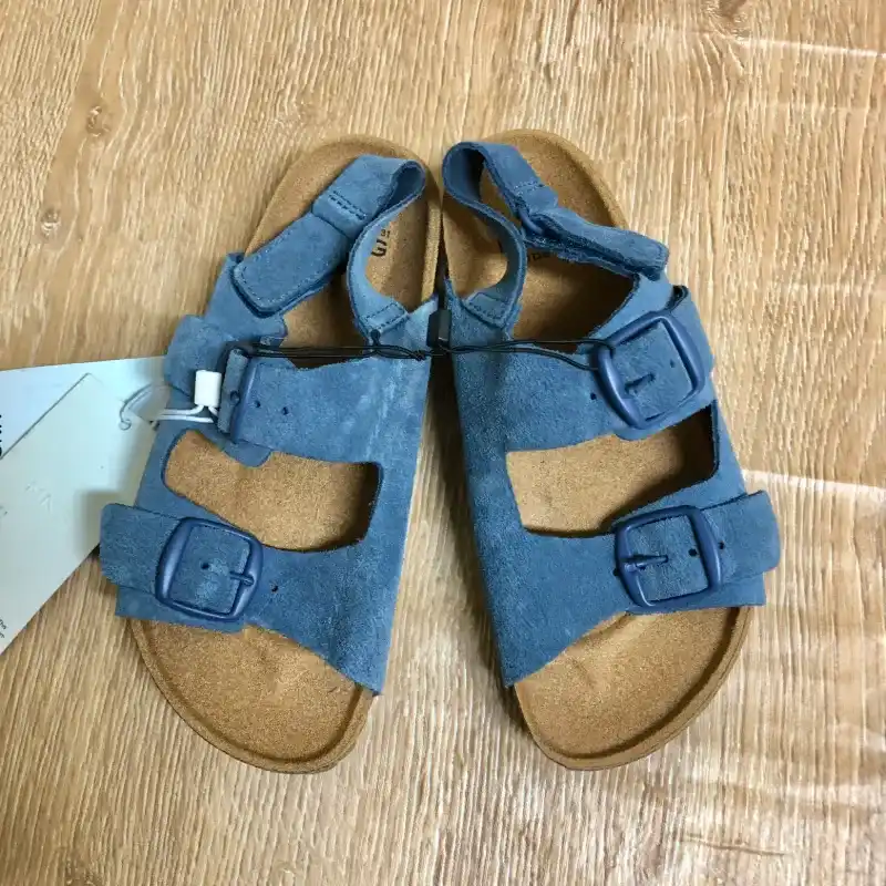 Prácticas Mango de cuero color azul 