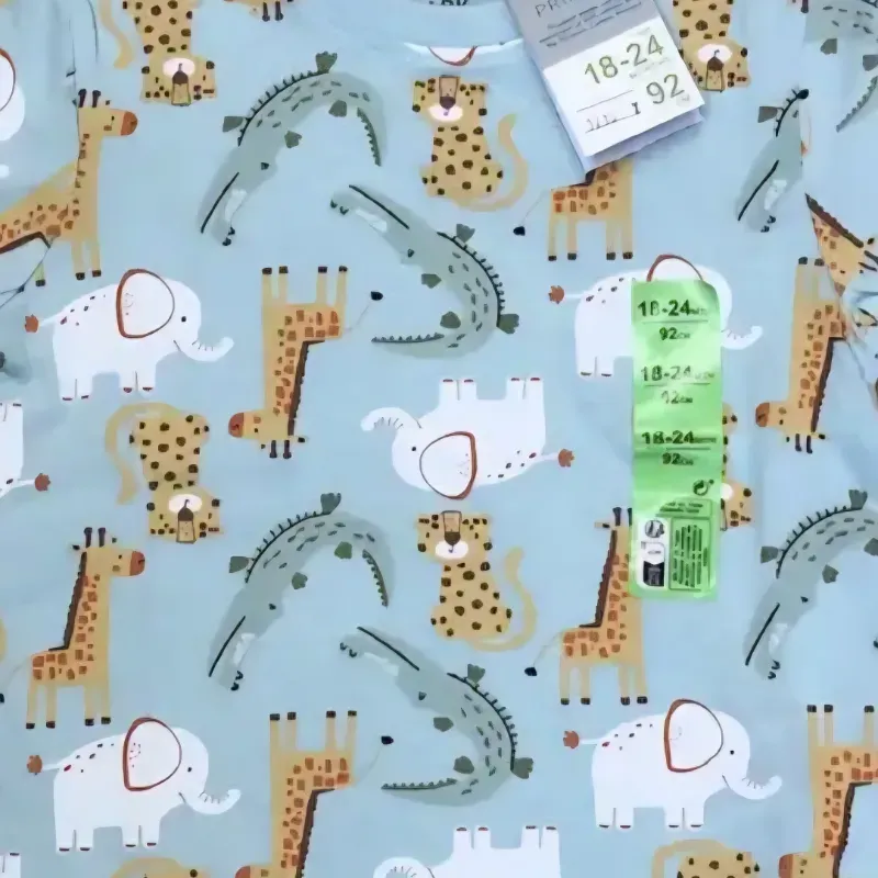 Pulóver azul con animales