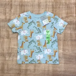 Pulóver azul con animales