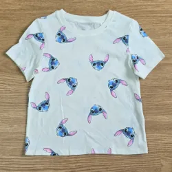 Pulover blanco caritas Stich azules