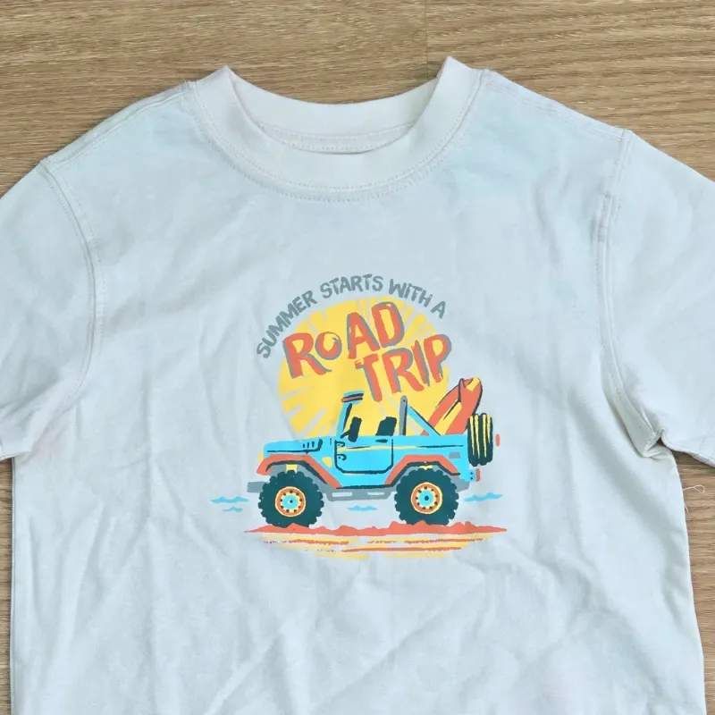 Pulover blanco Road Trip