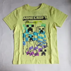 Pulóver color amarillo "Minecraft"