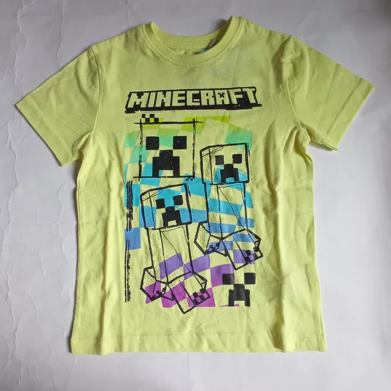Pulóver color amarillo "Minecraft"