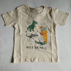 Pulóver color crema "Wild Animals"