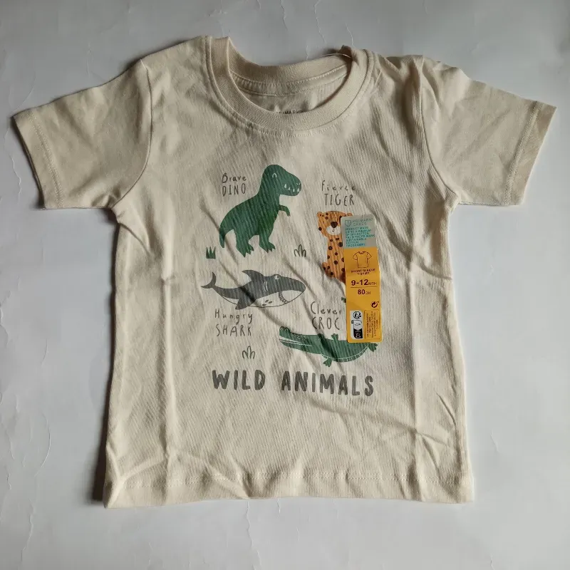Pulóver color crema "Wild Animals"