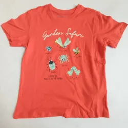 Pulóver color naranja "Garden Safari"