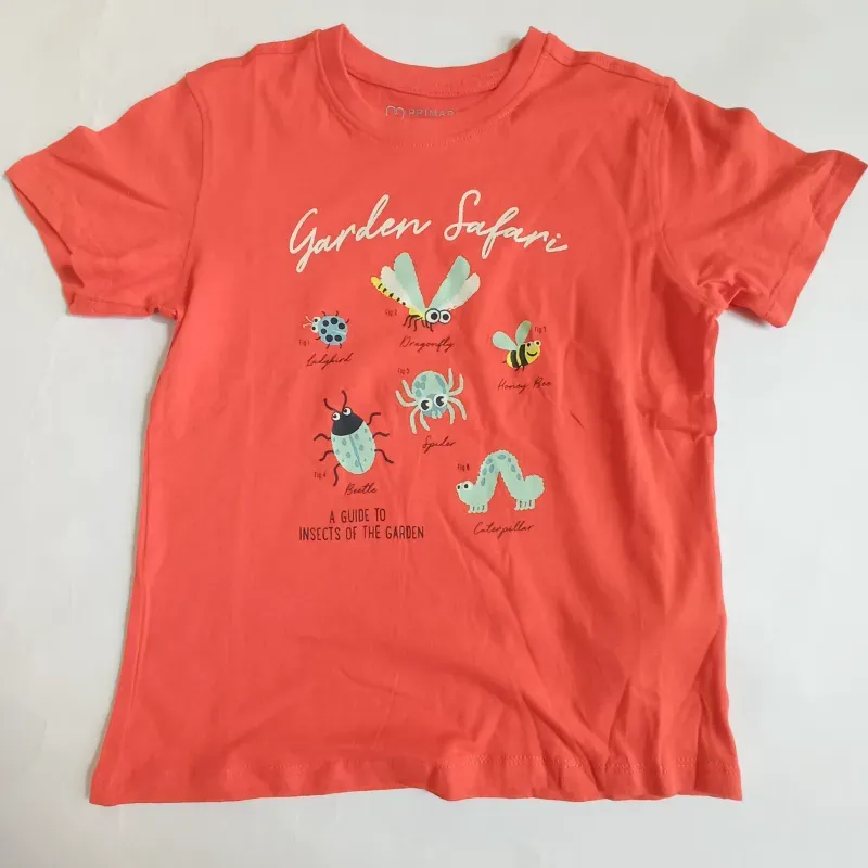 Pulóver color naranja "Garden Safari"