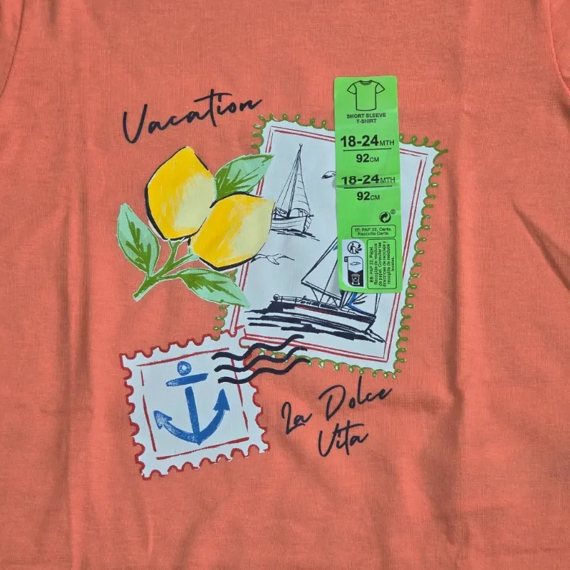 Pulover color naranja "Vacation"