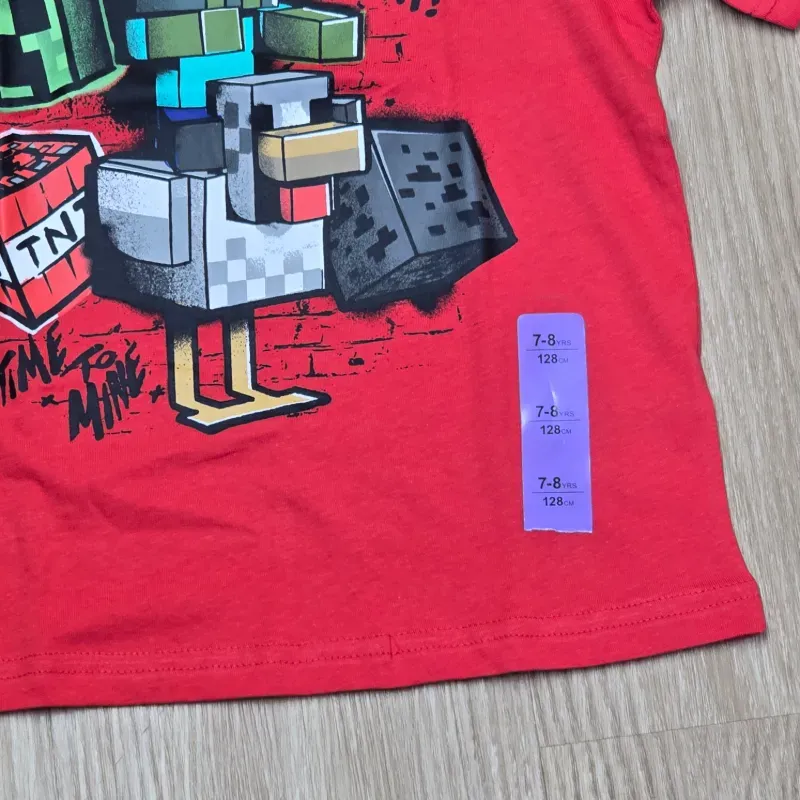 Pulover color rojo de Minecraft