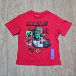 Pulover color rojo de Minecraft