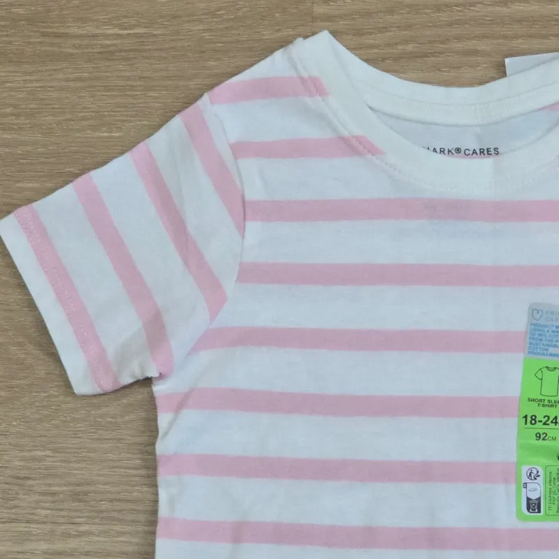 Pulover color rosado con rayas